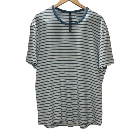 Lemon Other - Lululemon Crewneck T-Shirt Short Sleeve Men's Size XXL Blue Gray Athleisure Gym